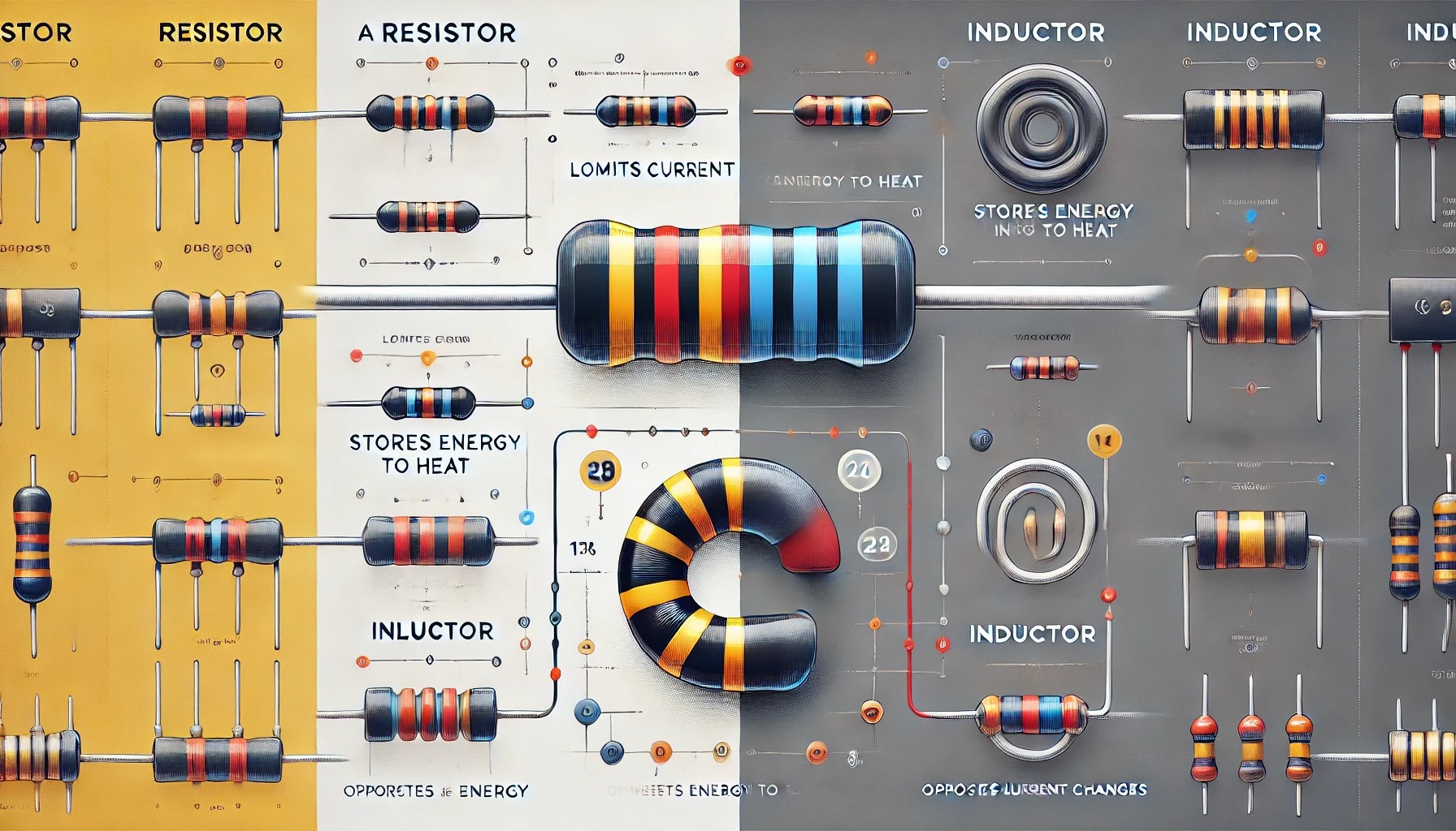 Difference Between a Resistor and an Inductor