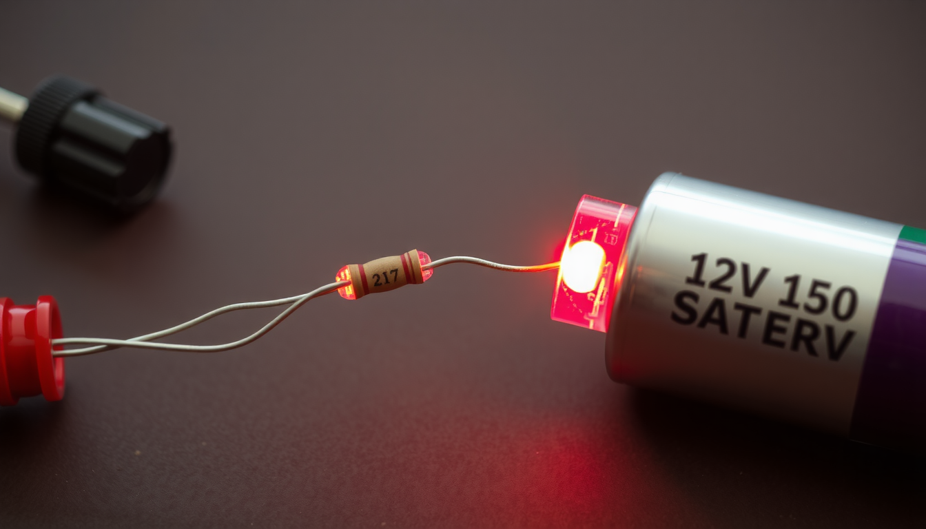 What Resistor to Use for LEDs When Connected to a 12V Battery